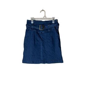 Free People jean mini skirt size 2‎